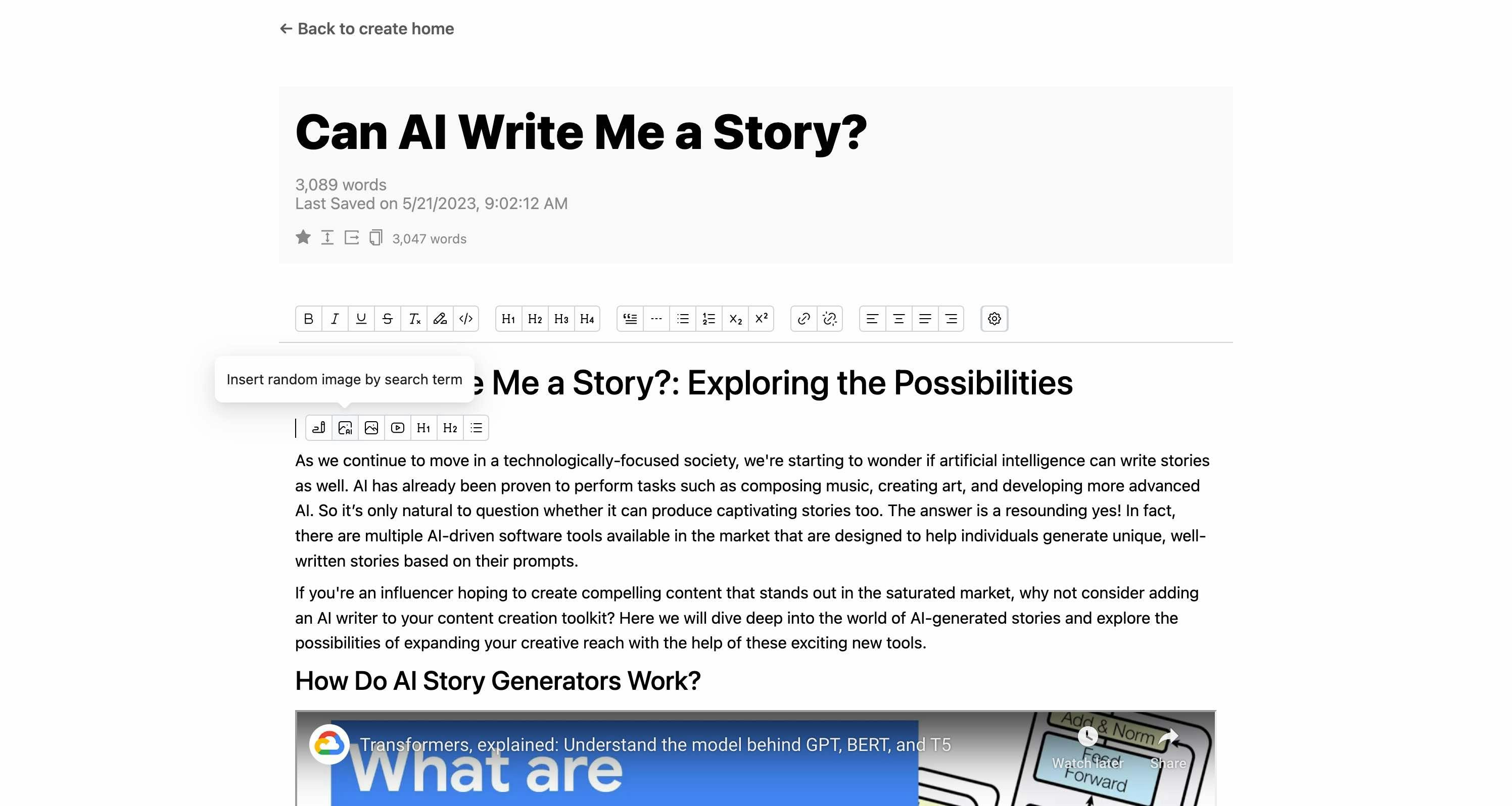 Can AI Write Me a Story? cover image